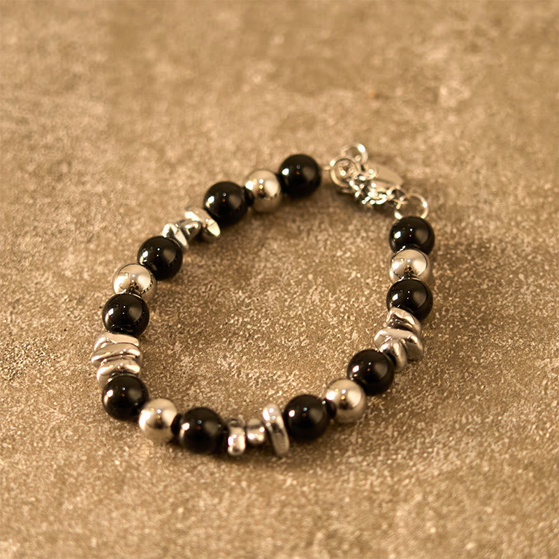 Fortune Jewel Black Onyx Fortune Bracelet