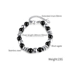 Fortune Jewel Black Onyx Fortune Bracelet
