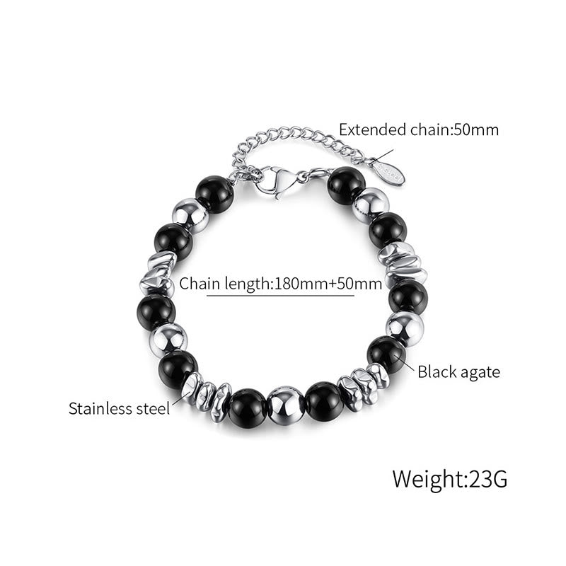 Fortune Jewel Black Onyx Fortune Bracelet