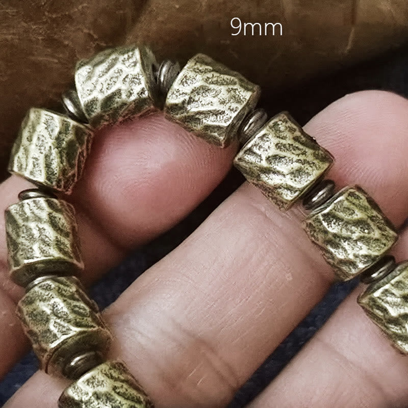 Fortune Jewel Copper Meteorite Crater Pattern Luck Bracelet