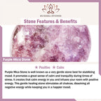 Fortune Jewel Purple Mica Stone Positive Bracelet