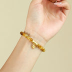 Fortune Jewel Tiger Eye Fu Character Bamboo Koi Fish Lotus Om Mani Padme Hum Protection Bracelet