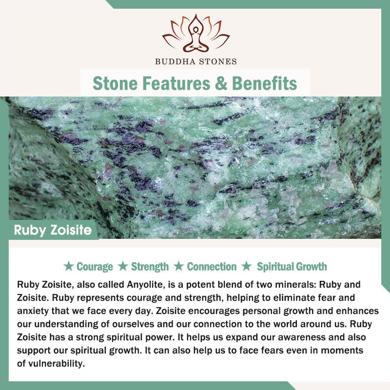 Fortune Jewel Ruby Zoisite Connection Bracelet