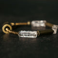 Fortune Jewel Copper Square White Crystal Luck Bracelet