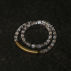 Fortune Jewel Square White Crystal Copper Luck Bracelet