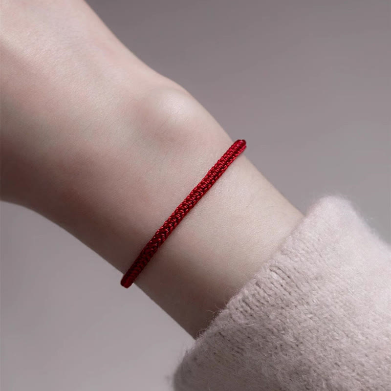 Fortune Jewel Red String Jade Connection Bracelet