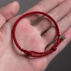 Fortune Jewel Red String Jade Connection Bracelet