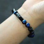 Fortune Jewel "Wishing You Strength and Clarity" Blue Tiger Eye Bracelet Includes Gift Message Card Fortune Jewel