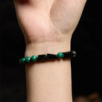 Fortune Jewel "May Peace and Power Walk Beside You" Malachite Bracelet Includes Gift Message Card Fortune Jewel