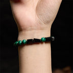 Fortune Jewel Malachite Black Tourmaline Purity Bracelet