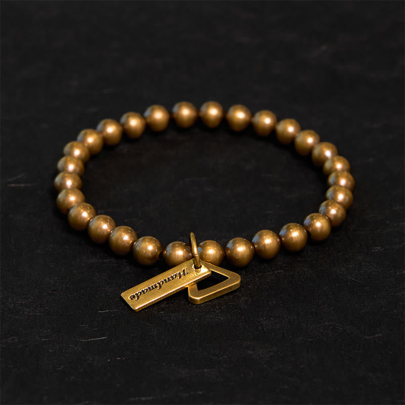 Fortune Jewel Copper Beads Balance Bracelet