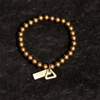 Fortune Jewel Copper Beads Balance Bracelet