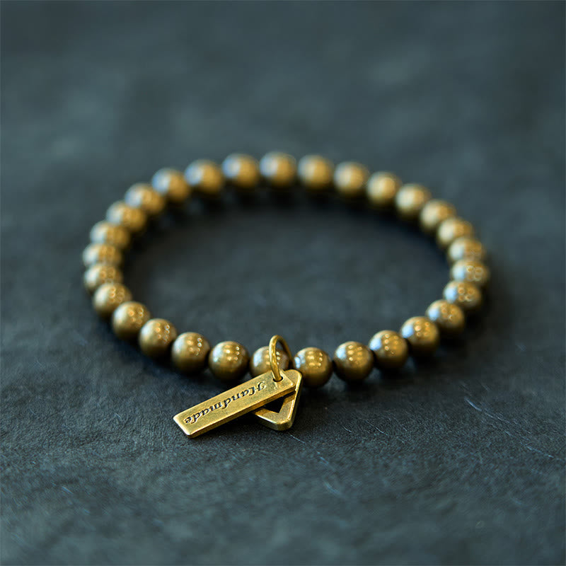 Fortune Jewel Copper Beads Balance Bracelet