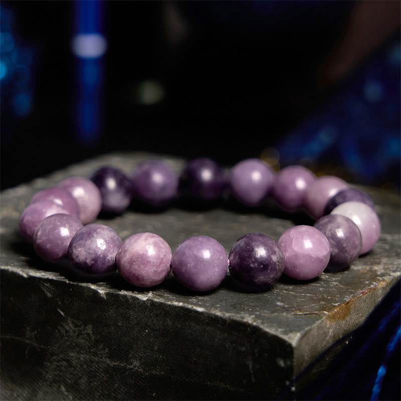 Fortune Jewel Purple Mica Stone Positive Bracelet