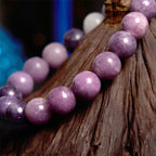 Fortune Jewel Purple Mica Stone Positive Bracelet