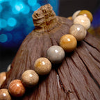 Fortune Jewel Fossil Coral Compassion Bracelet