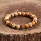 Fortune Jewel Fossil Coral Compassion Bracelet