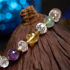 Fortune Jewel PiXiu White Crystal Citrine Green Strawberry Quartz Amethyst Luck Bracelet