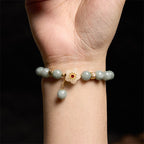 Fortune Jewel Jade Abundance Flower Bracelet