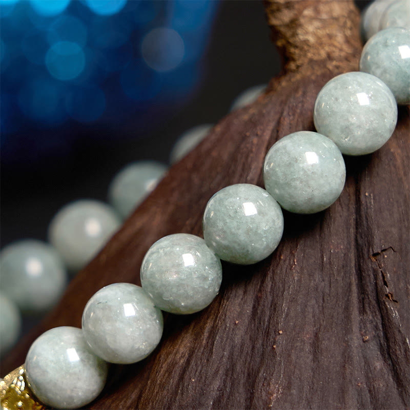 Fortune Jewel Jade Abundance Flower Bracelet