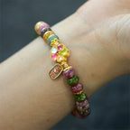 Fortune Jewel Tourmaline Jade Safe And Well Love Bracelet