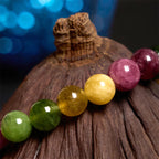 Fortune Jewel Tourmaline Wisdom Flower Bracelet