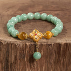 Fortune Jewel Jade Yellow Tiger Eye Prosperity Bracelet