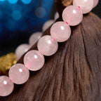Fortune Jewel Pink Crystal Citrine Flower Warmth Bracelet