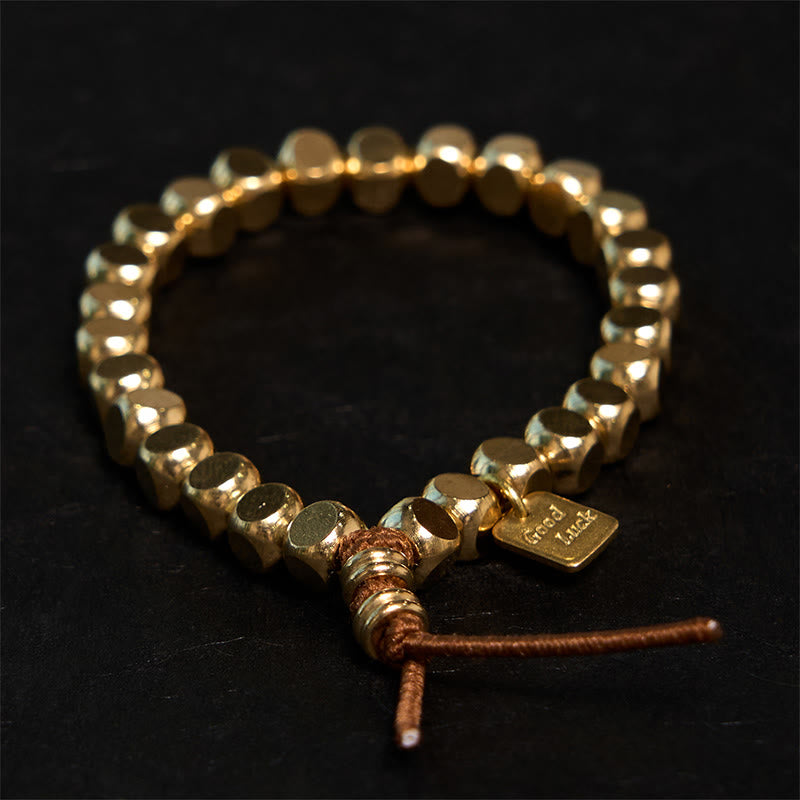 Fortune Jewel Copper String Good Luck Self Care Bracelet