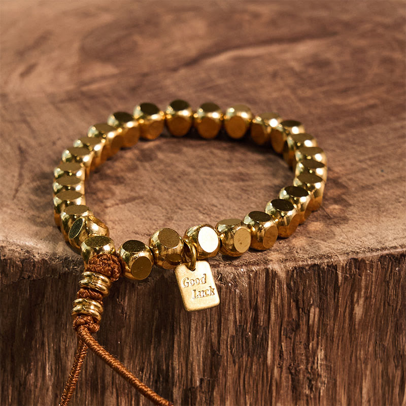 Fortune Jewel Copper String Good Luck Self Care Bracelet