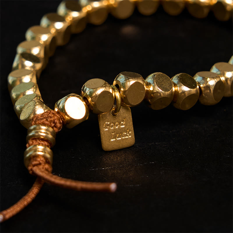 Fortune Jewel Copper String Good Luck Self Care Bracelet
