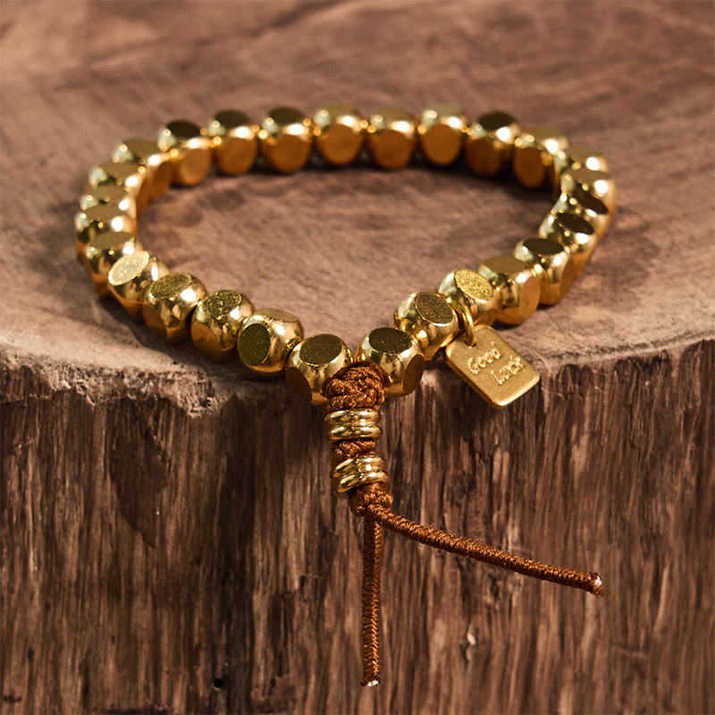 Fortune Jewel Copper String Good Luck Self Care Bracelet