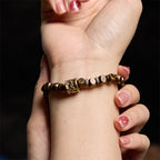 Fortune Jewel Copper Meteorite Pattern Balance Bracelet