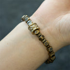 Fortune Jewel Copper Meteorite Pattern Balance Bracelet