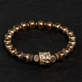 Fortune Jewel Copper Meteorite Pattern Balance Bracelet