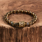 Fortune Jewel Copper Meteorite Pattern Balance Bracelet