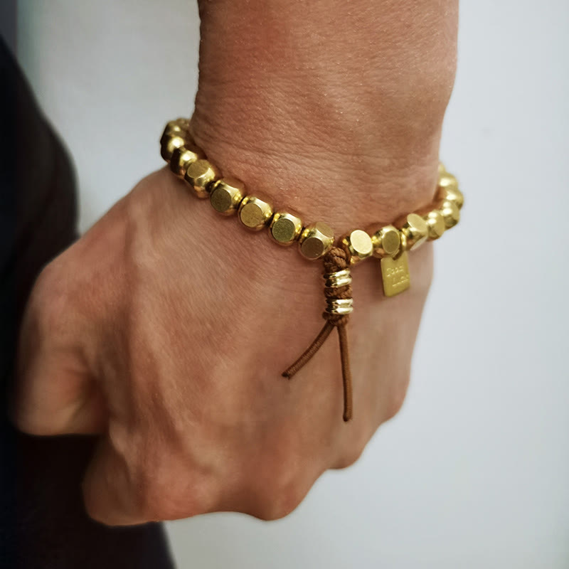 Fortune Jewel Copper String Good Luck Self Care Bracelet