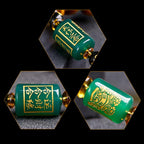 Fortune Jewel Chinese Zodiac Tiger Eye White Crystal Courage Bracelet
