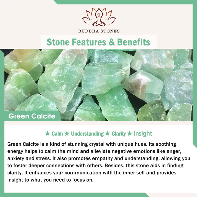 Fortune Jewel Green Calcite Lovely Rabbit Charm Clarity Bracelet