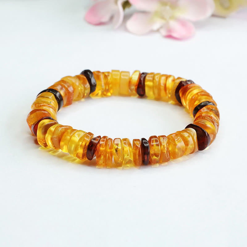 Fortune Jewel Amber Peace Buckle Confidence Bracelet