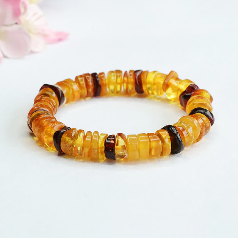 Fortune Jewel Amber Peace Buckle Confidence Bracelet
