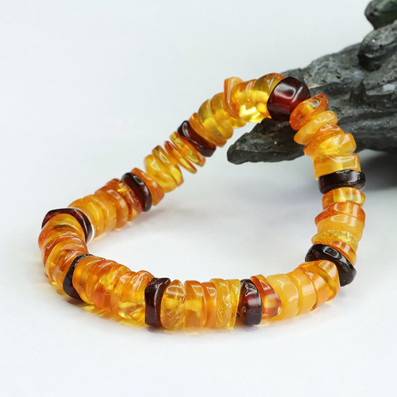 Fortune Jewel Amber Peace Buckle Confidence Bracelet
