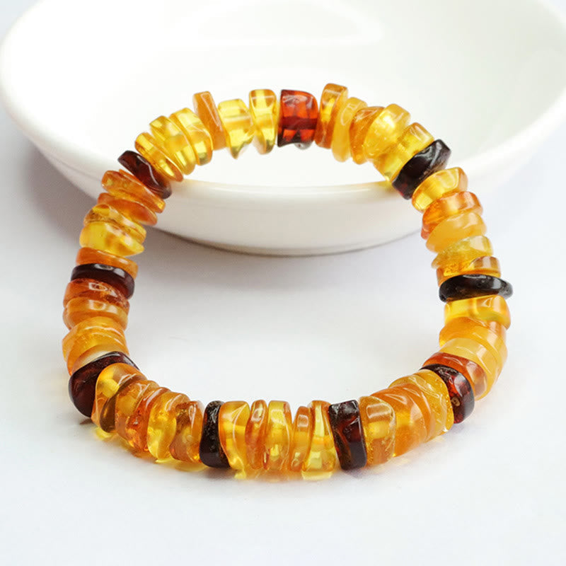 Fortune Jewel Amber Peace Buckle Confidence Bracelet