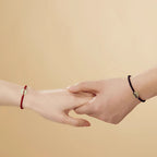 Fortune Jewel Natural Hetian Jade Peace Buckle Fu Character Protection Luck Braided Bracelet