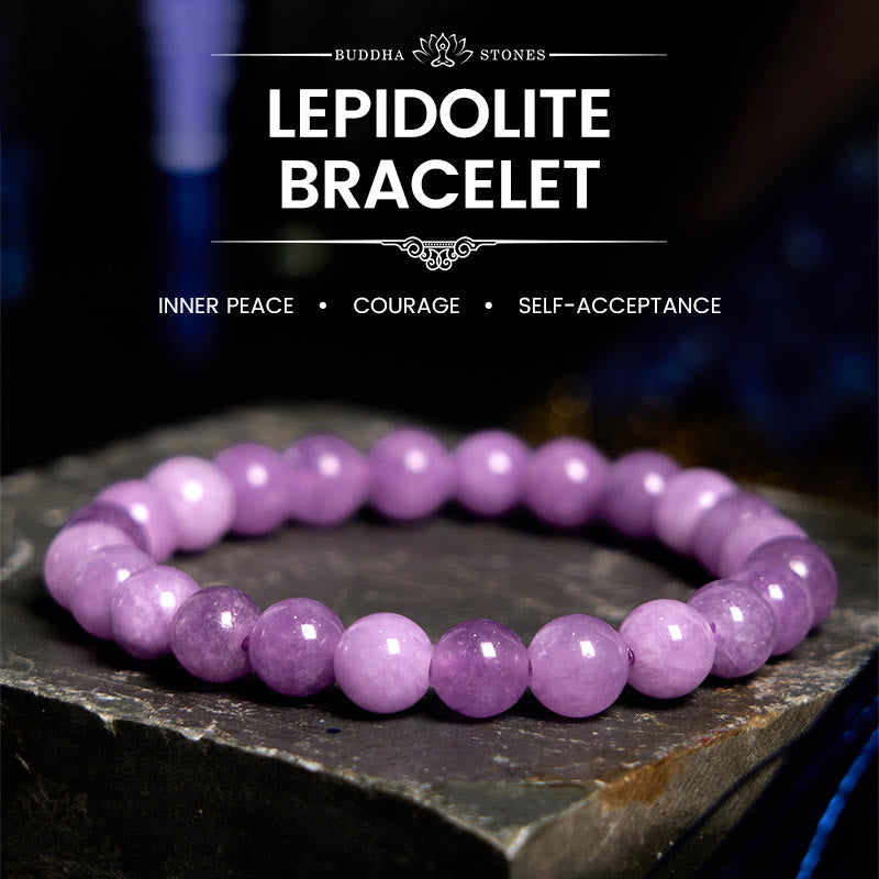 Fortune Jewel Lepidolite Inner Peace Bracelet