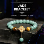 Fortune Jewel Jade Yellow Tiger Eye Prosperity Bracelet