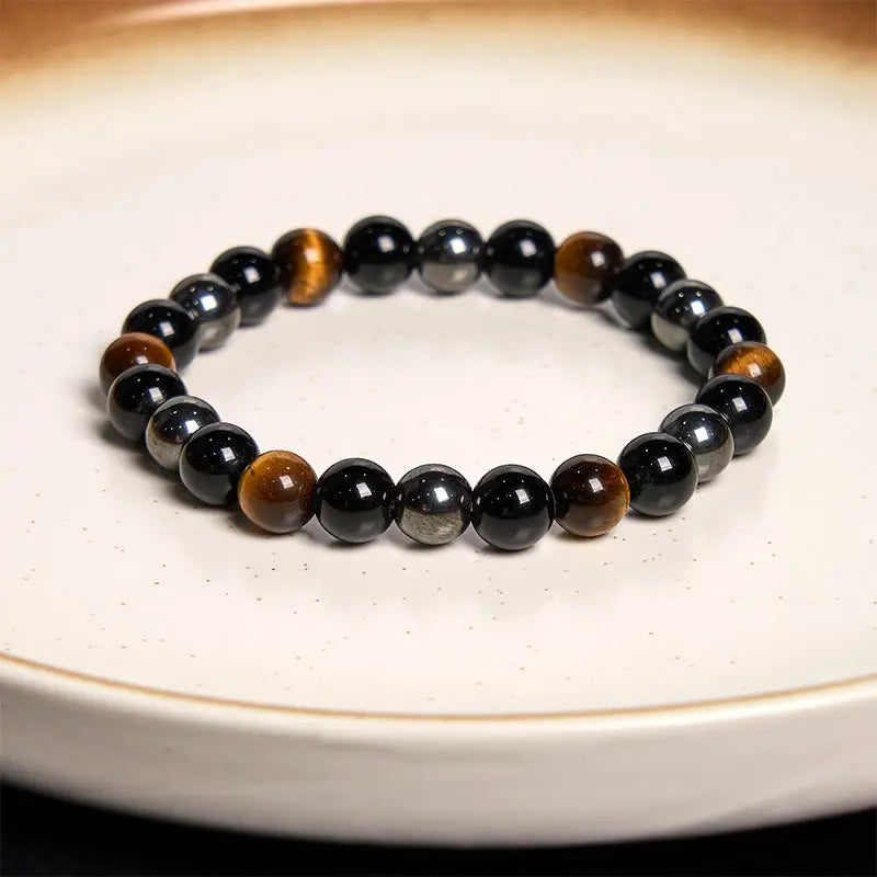 Fortune Jewel "Sending You Power and Protection" Tiger's Eye Bracelet Includes Gift Message Card Fortune Jewel