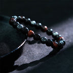 Fortune Jewel Natural Tiger's Eye Obsidian Hematite Positive Powerful Bracelet
