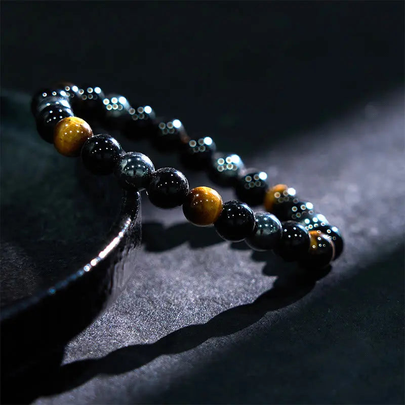 Fortune Jewel "Sending You Power and Protection" Tiger's Eye Bracelet Includes Gift Message Card Fortune Jewel
