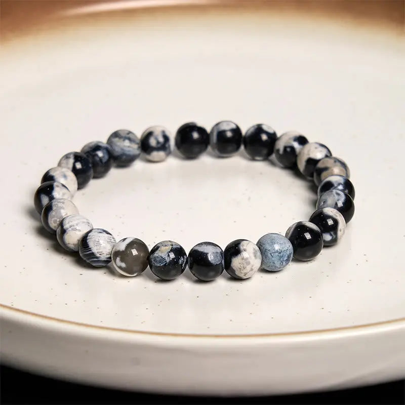 Fortune Jewel "May the Stars Guide Your Dreams" Orca Agate Bracelet Includes Gift Message Card Fortune Jewel